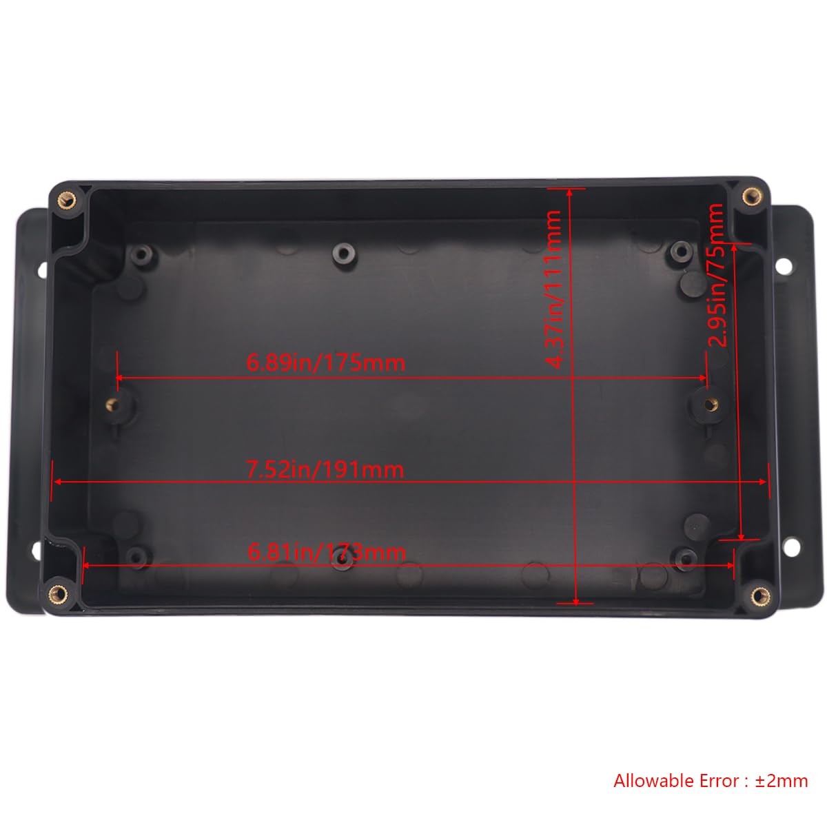 Otdorpatio Junction Box IP65 Waterproof 7.87″x4.72″x2.2″, Fixed Ear Design