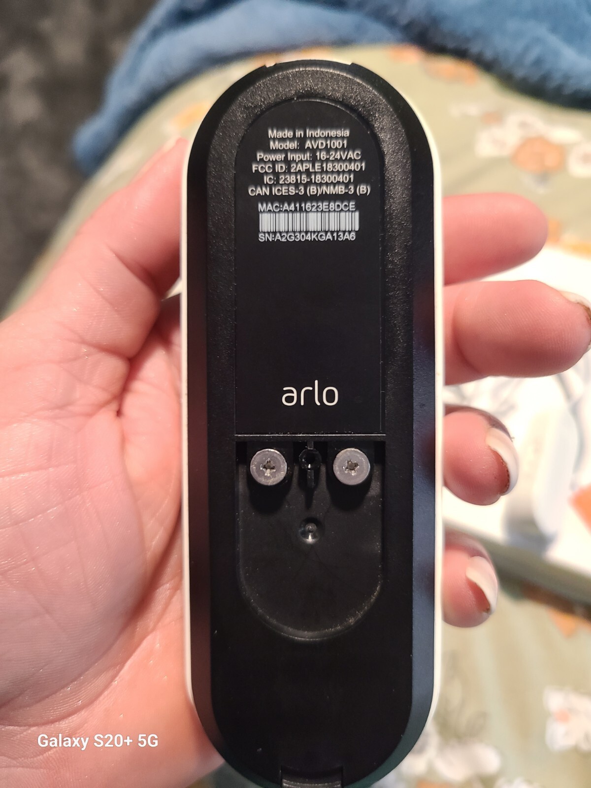 Arlo Essential Wired AVD1001-100NAR HD