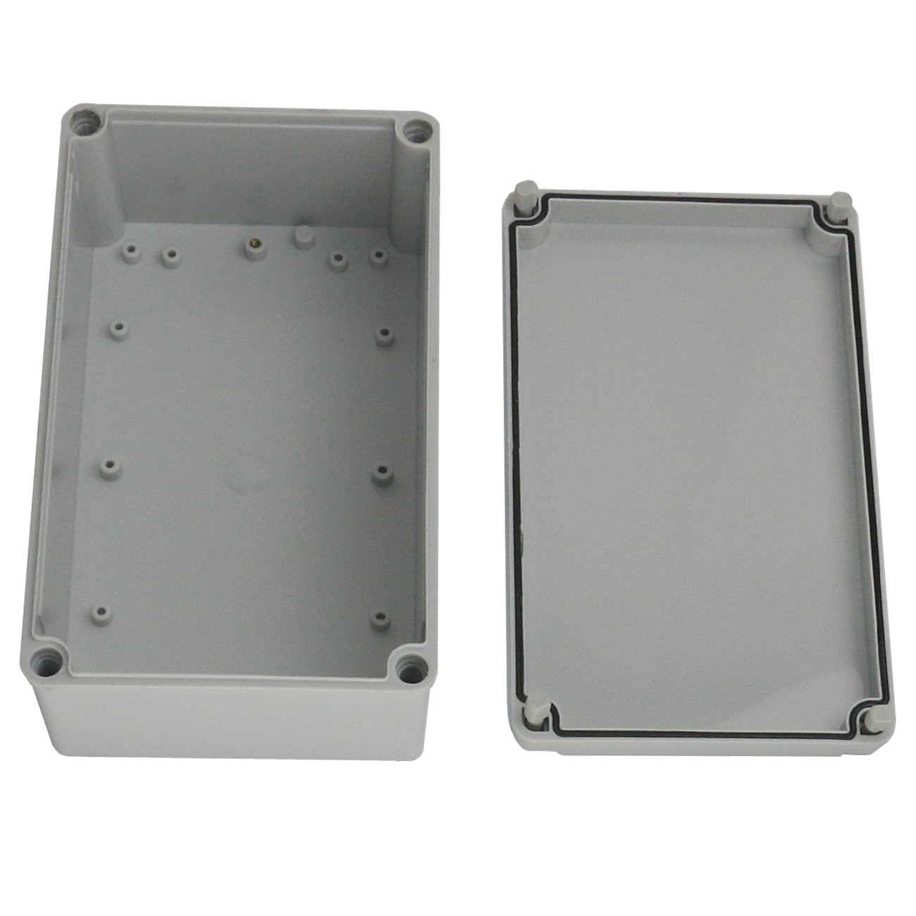 Ogrmar Plastic Dustproof IP65 Junction Box DIY Case 10″x 6″x 4″, Grey
