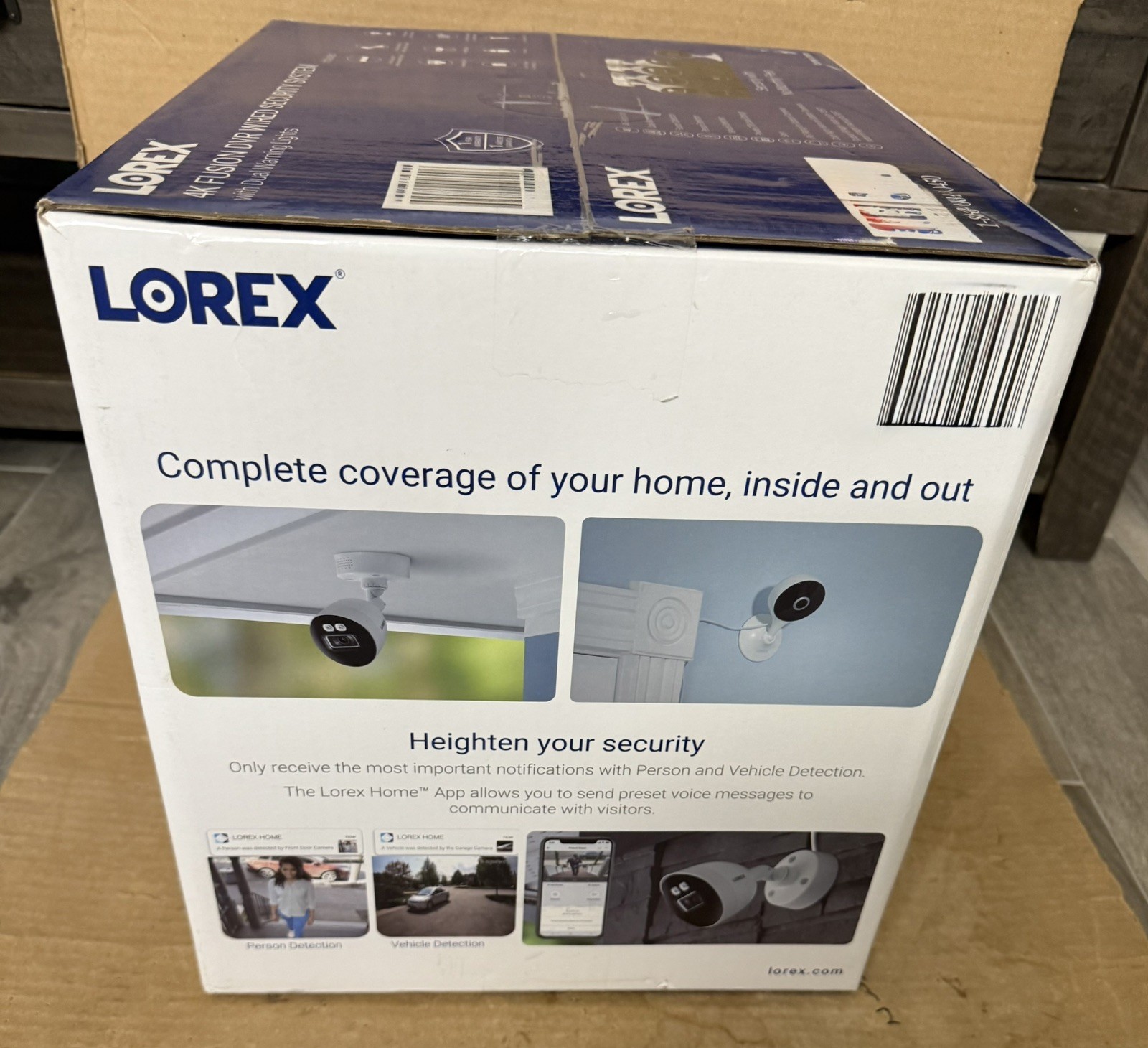 Lorex 12 Channel 4K 2TB Fusion DVR 5 Camera Security System