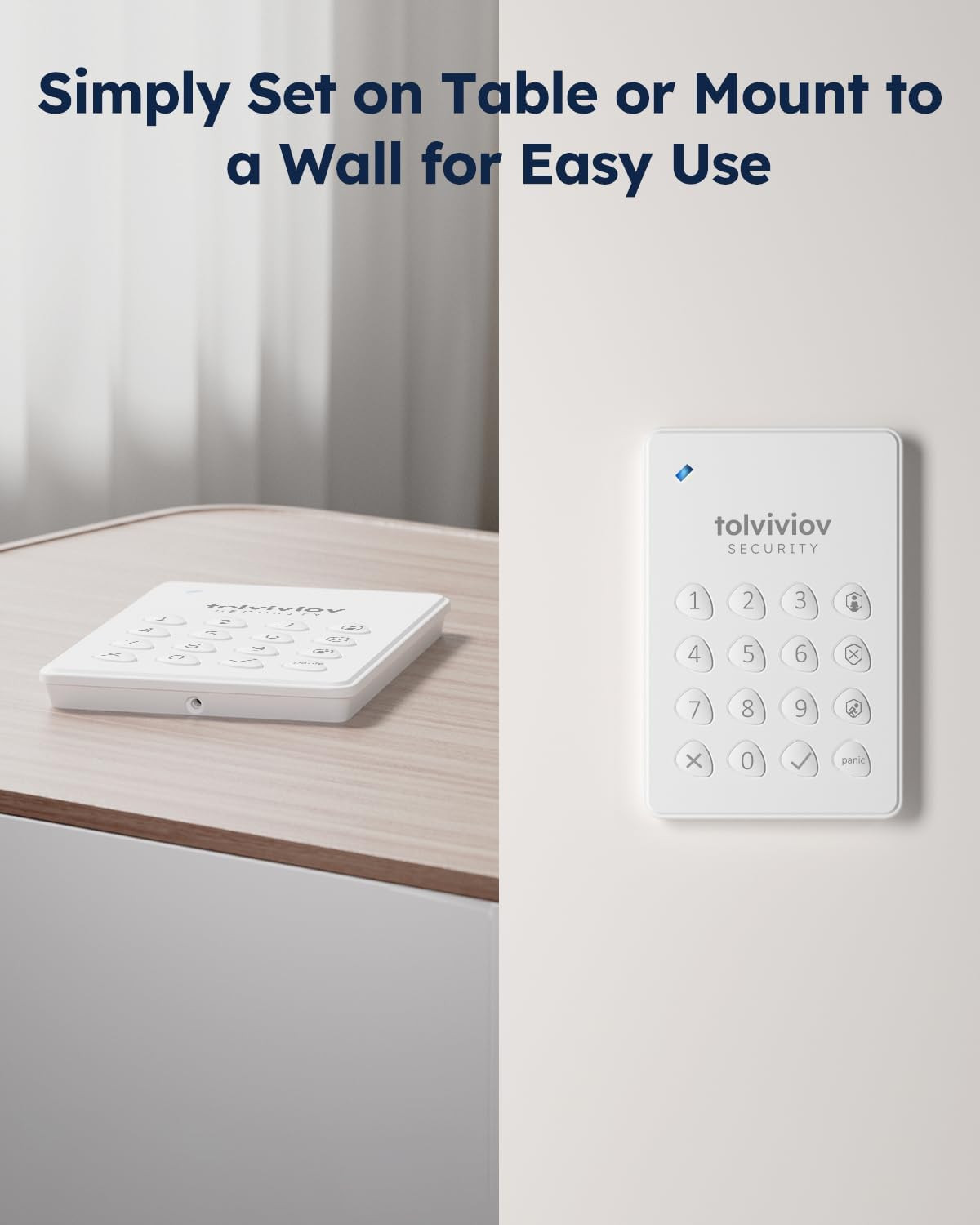 Alarm System for Home Security, Door Alarm Systems, App Alerts, 15Piece Kit, No