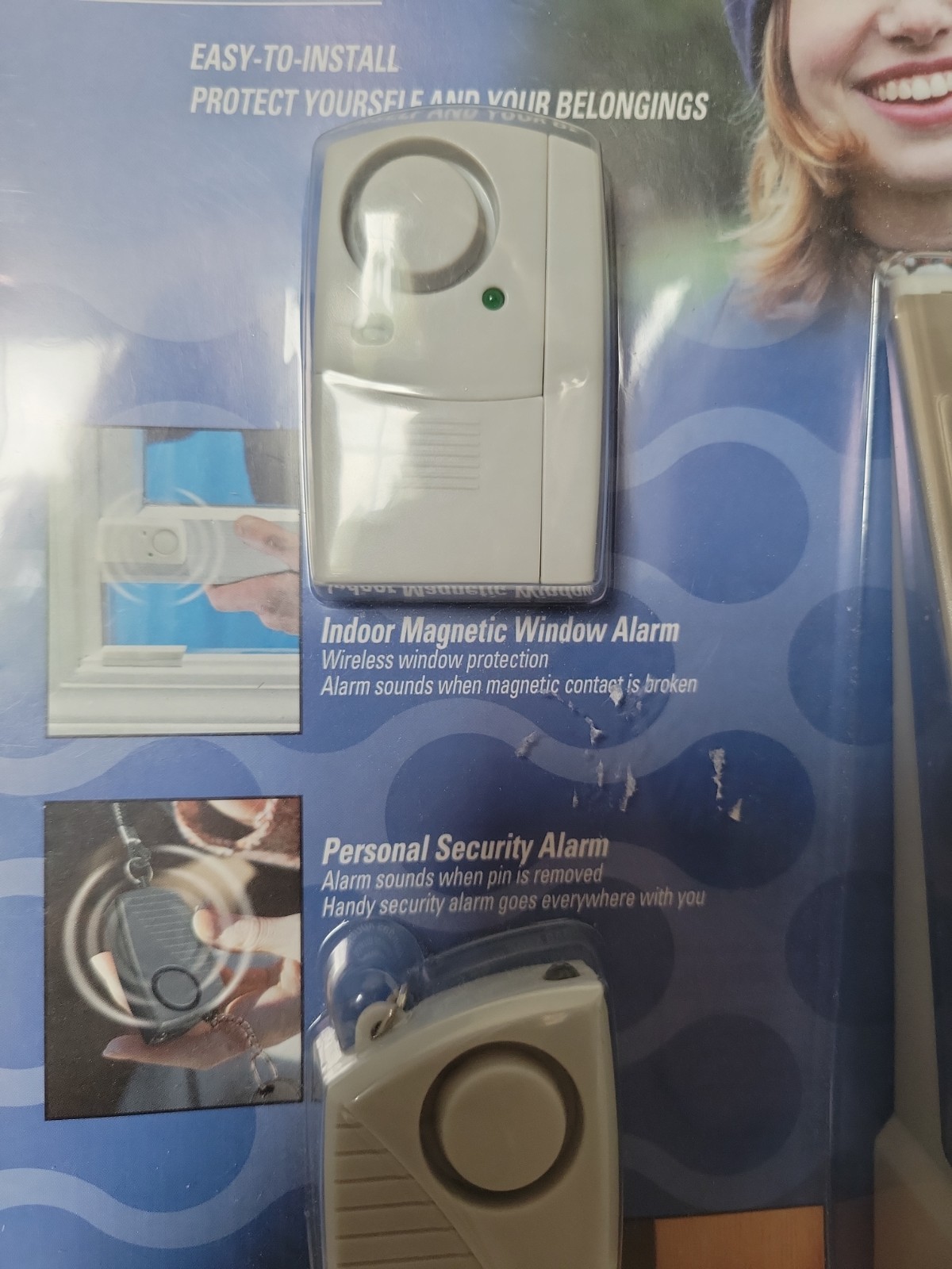 GE Smart Home Window and Door Alarm Kit Personal Security Entry Chime Mode
