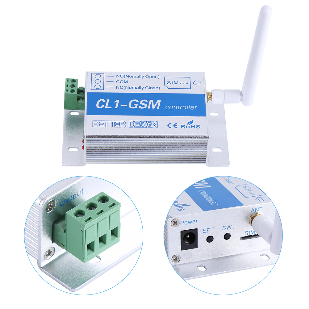 Wireless Remote Controller GSM SMS Phone Control Security System CL1/CL4-GSM MG