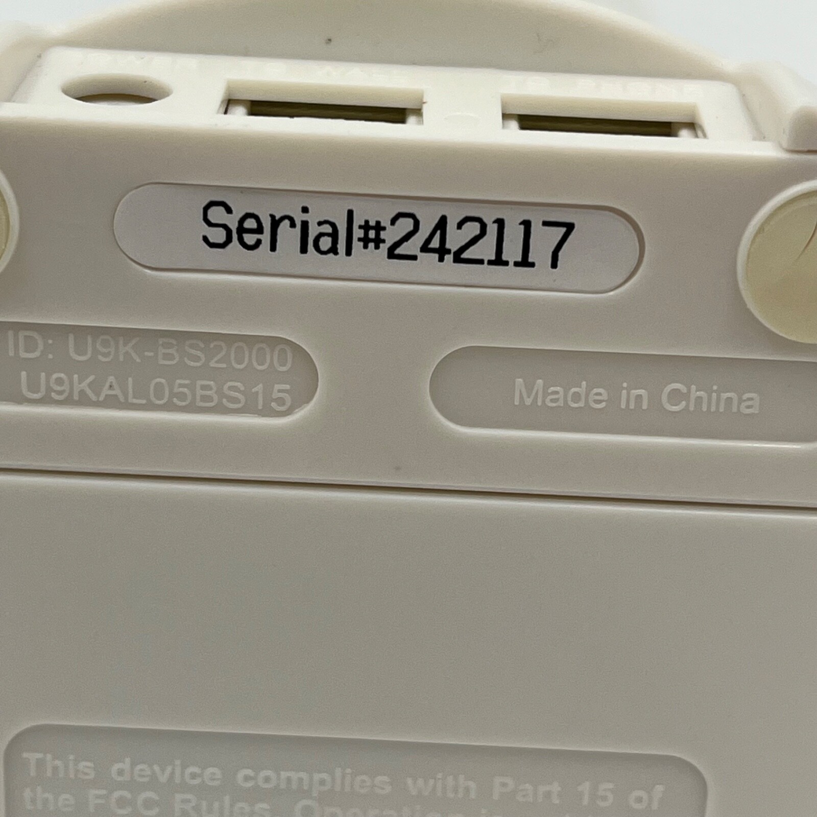SIMPLISAFE Base Station with Power Cord BS2000 1st Generation
