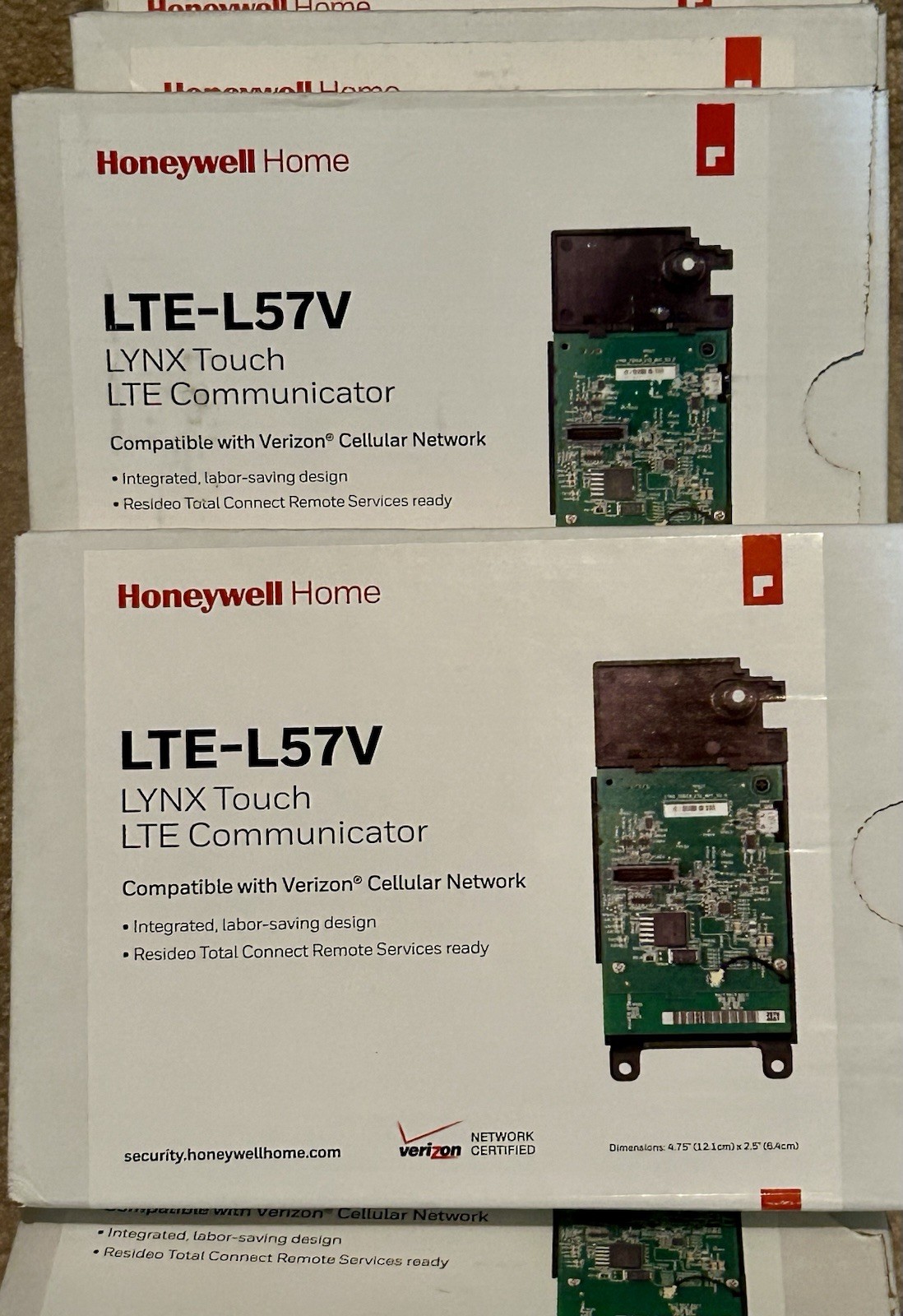 Honeywell LTE-L57V Verizon LTE Communicator Lynx Touch L5210 L7000 LOT OF 8! NEW
