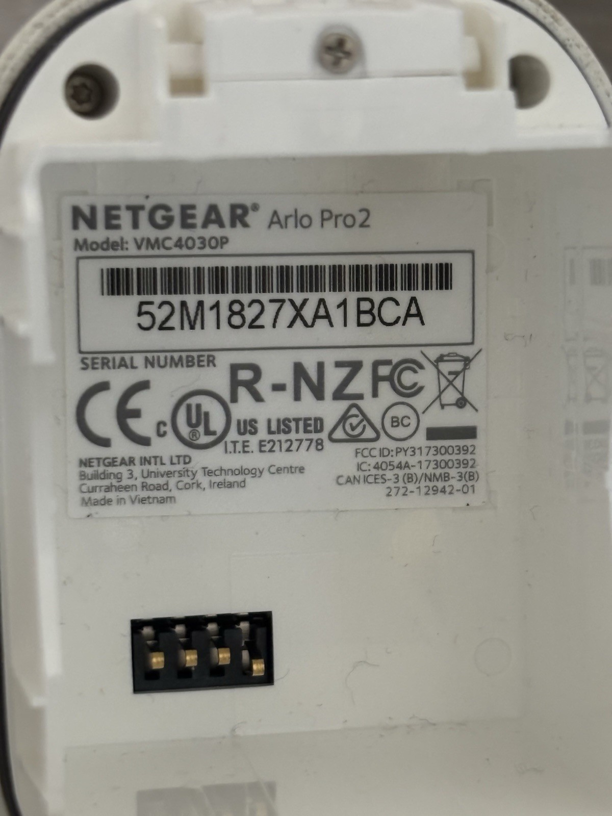2x NETGEAR Arlo Base Stations VMB40000 VMB4540 and 2 VMC4030P Cameras – AS-IS