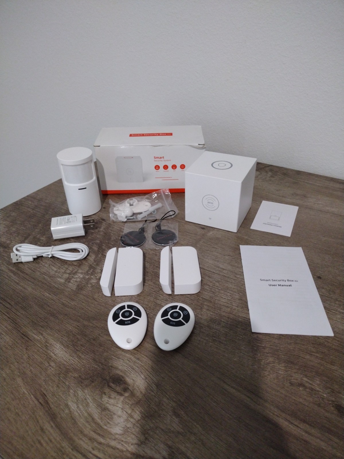 Smart Home Wireless Security Alarm System Kit (WiFi, No Monthly Fees) – Open Box