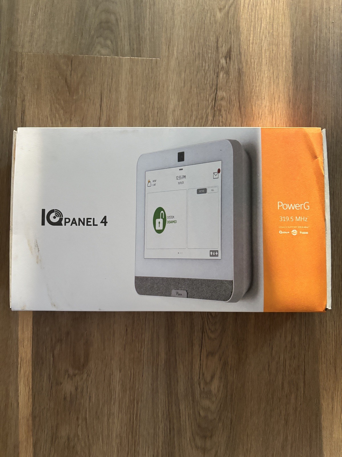 Qolsys IQ Panel 4 PowerG 319.5 MHz Smart Home Panel Verizon. IQP4001