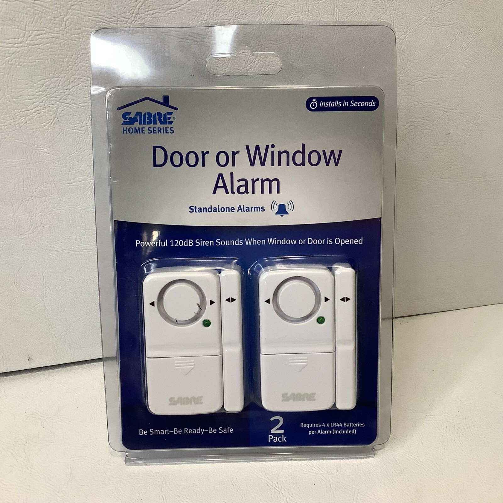 NIP Sabre Home Series Door Or Window Alarm HS-DWA2 2 Pack