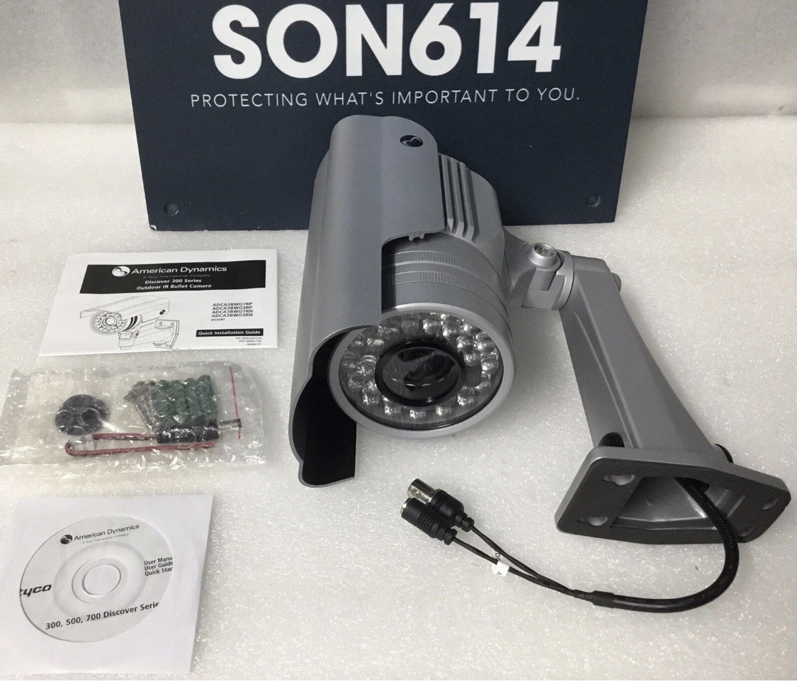 Security Color Camera W/600TVL 9-22mm PAL LEDs 100ft Day/Night VandalProof NEW!