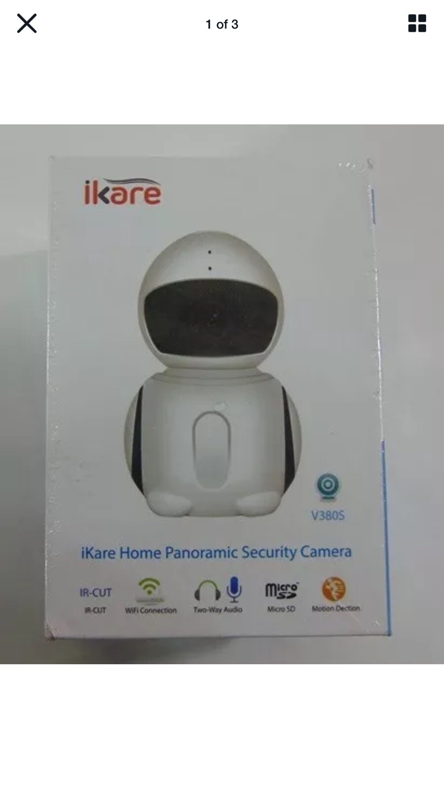 Ikare Home Panoramic Security Camera FN-V380-3608 1080p