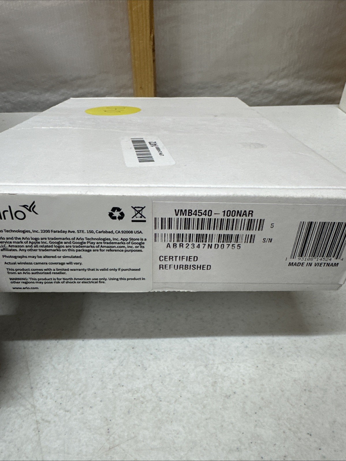 Arlo Pro Smart Hub (VMB4540) Base Station With USB Local Storage- Open Box