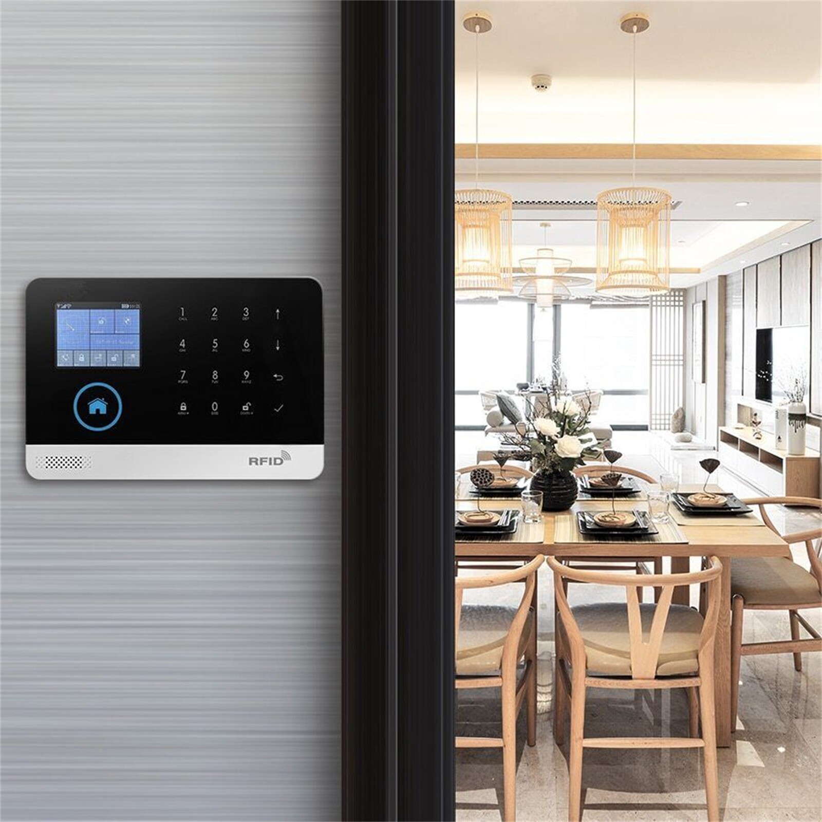 App Control Wireless Alarm System for Home Burglar Security Smart House KitAI