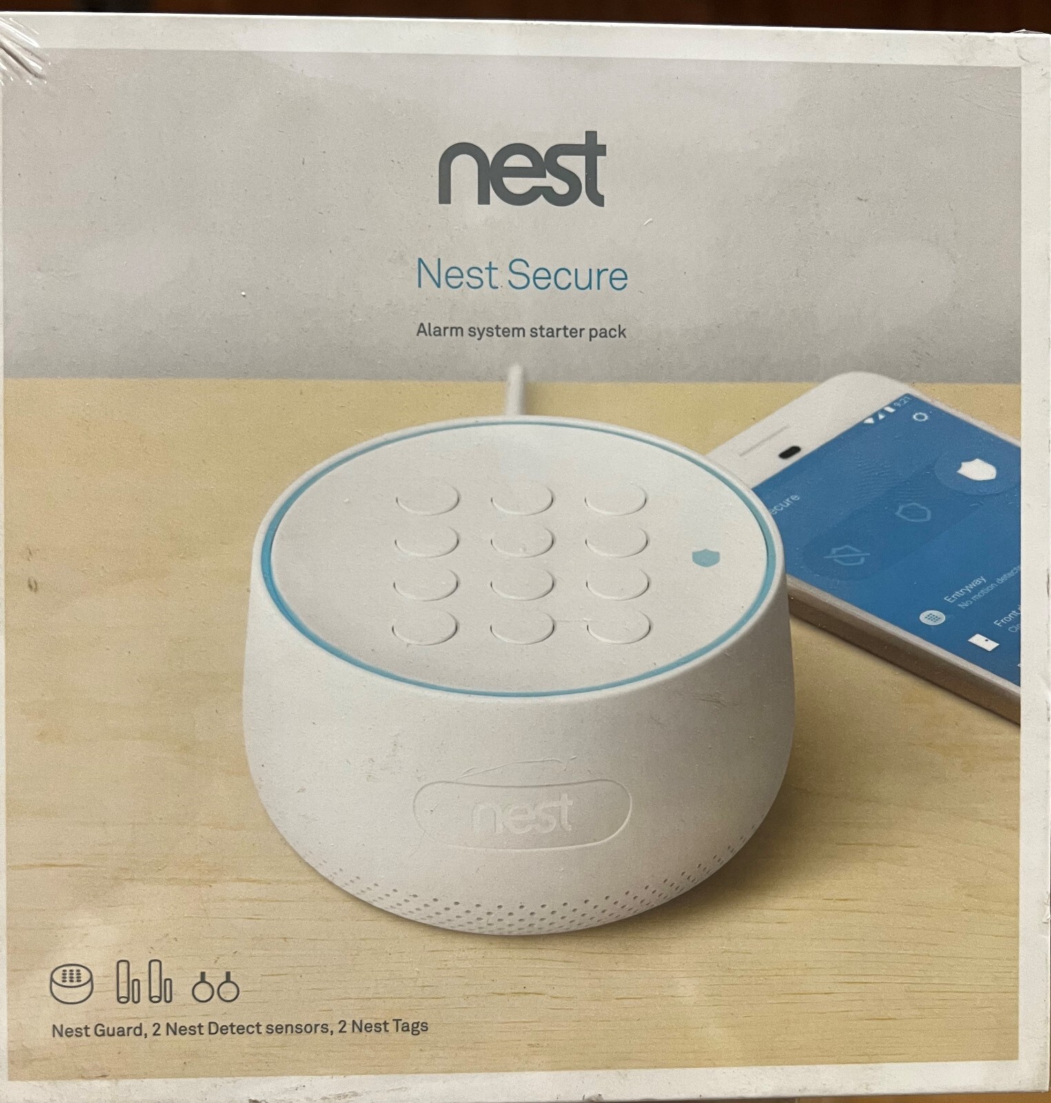 NEW! Nest Secure Alarm System Starter Pack H1500ES
