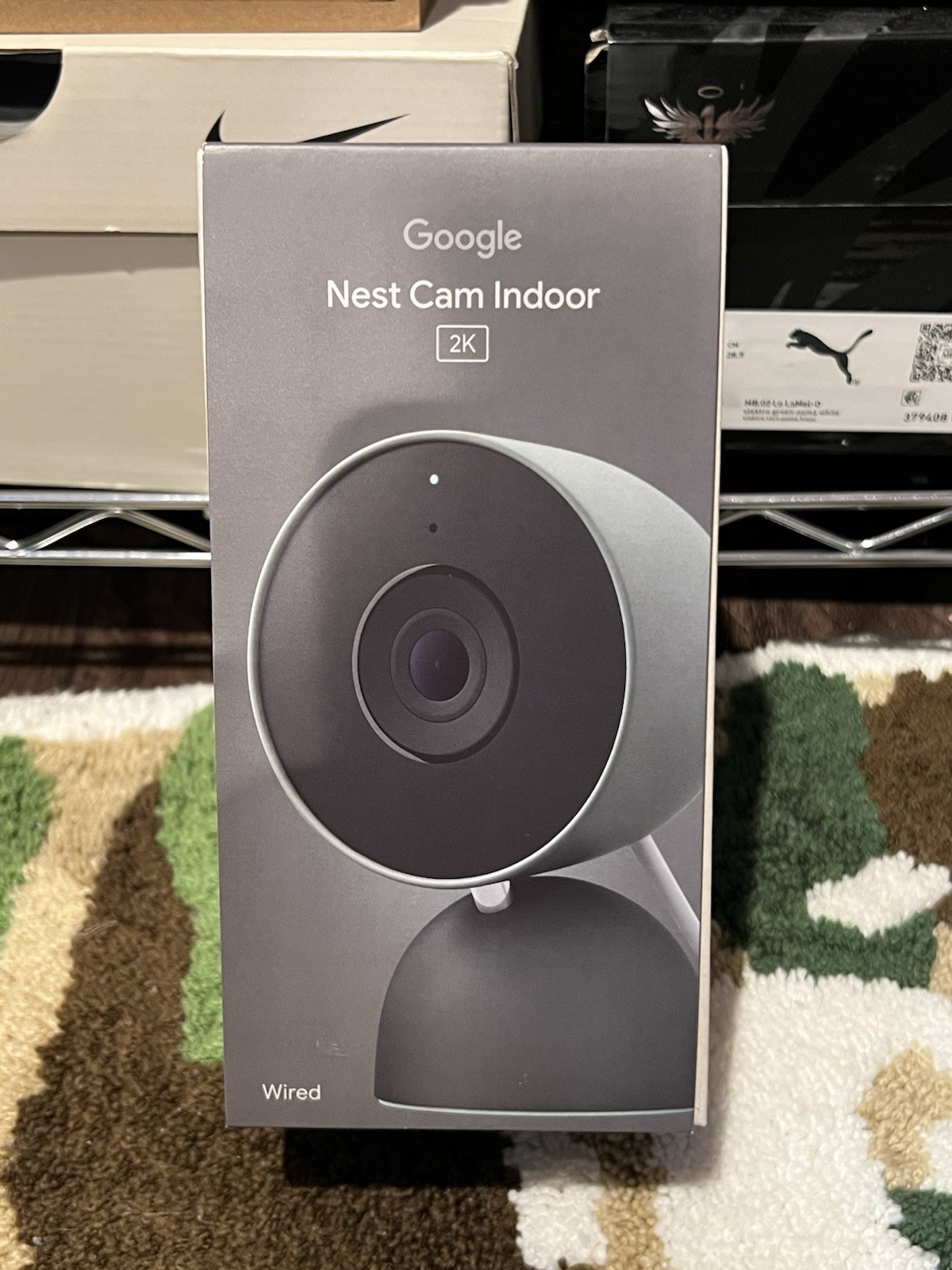 Google Nest Cam 2K Indoor Wired 3rd Gen Security Camera Hazel GA09975-US NEW ?