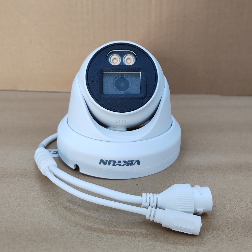 VIKYLIN 16CH 16POE NVR Kit 5MP PoE IP Full Color Night Vision Camera w/ MIC Lot
