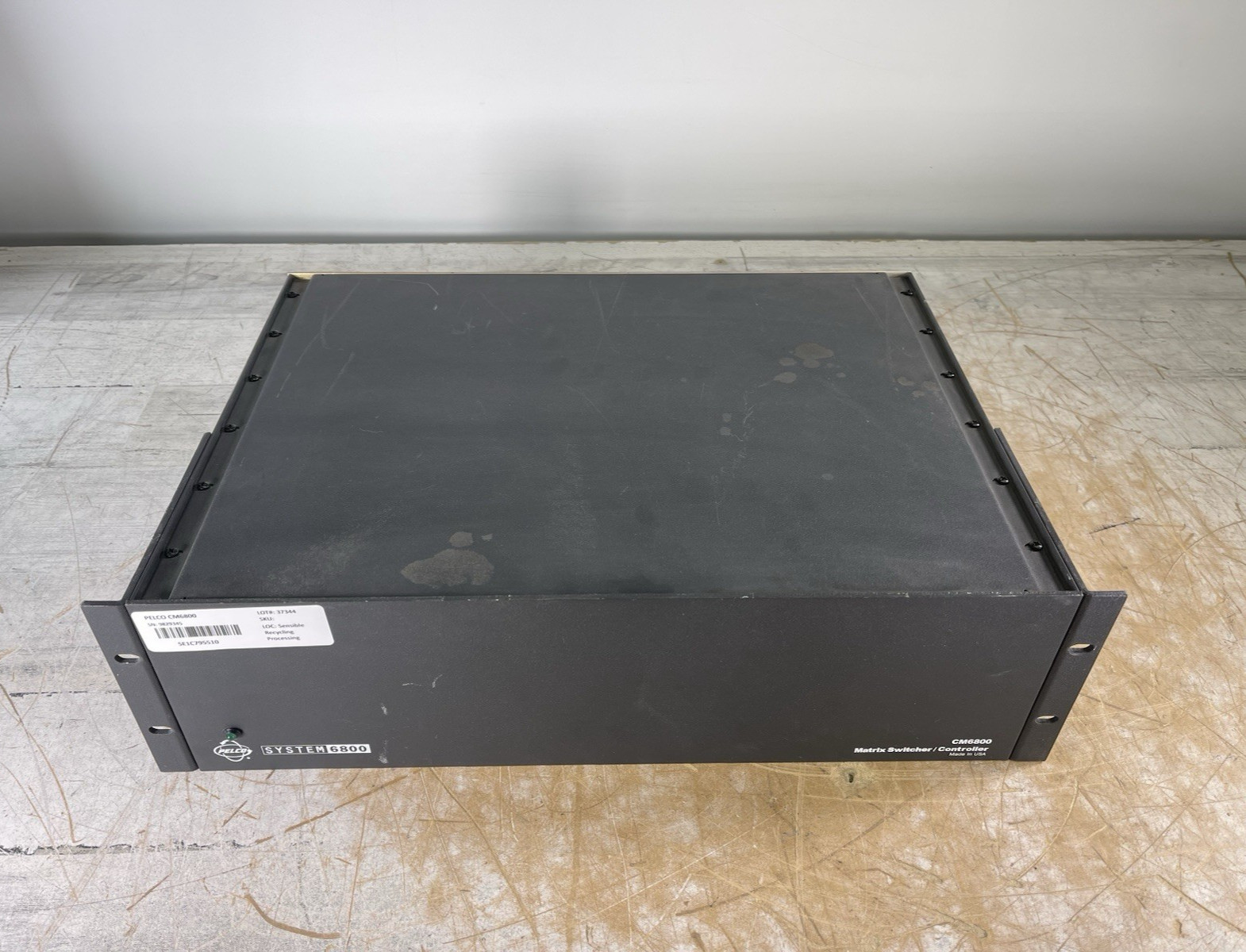 (LOT OF 2) PELCO CM6800 MATRIX SWITCHER CONTROLLER