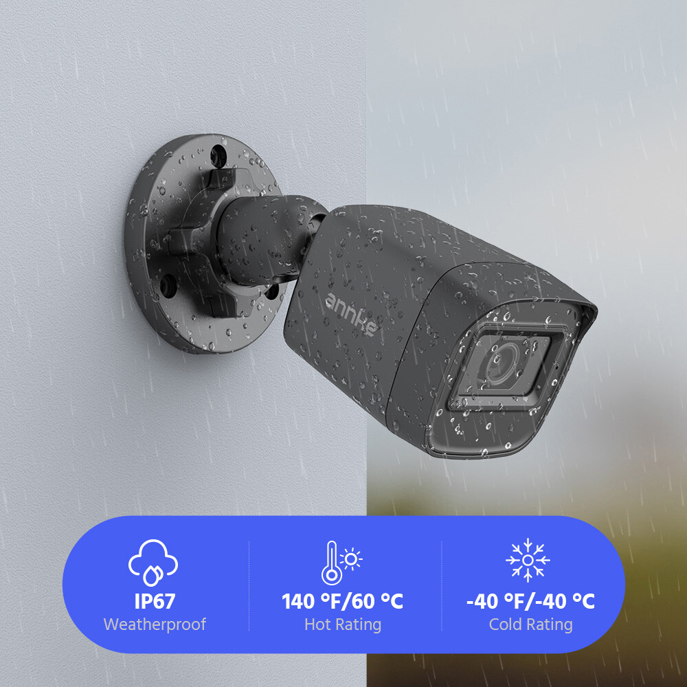 ANNKE 8CH 3K Lite DVR 1080P Wired Security Camera System Human Vehicle Detection