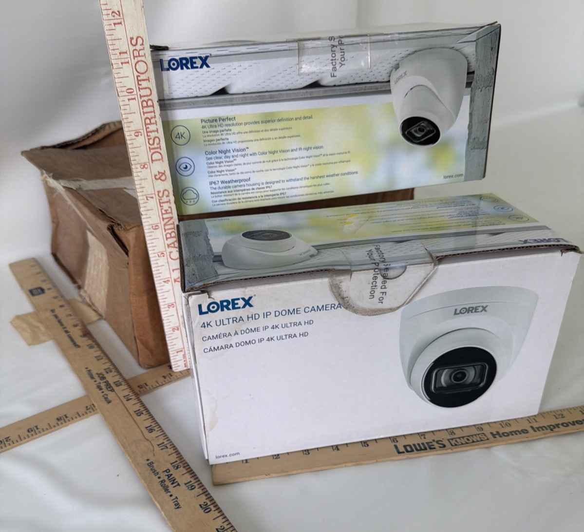 Lorex 4K Ultra HD Security IP Dome Camera IR, Audio, And Night Vision E841CD-E