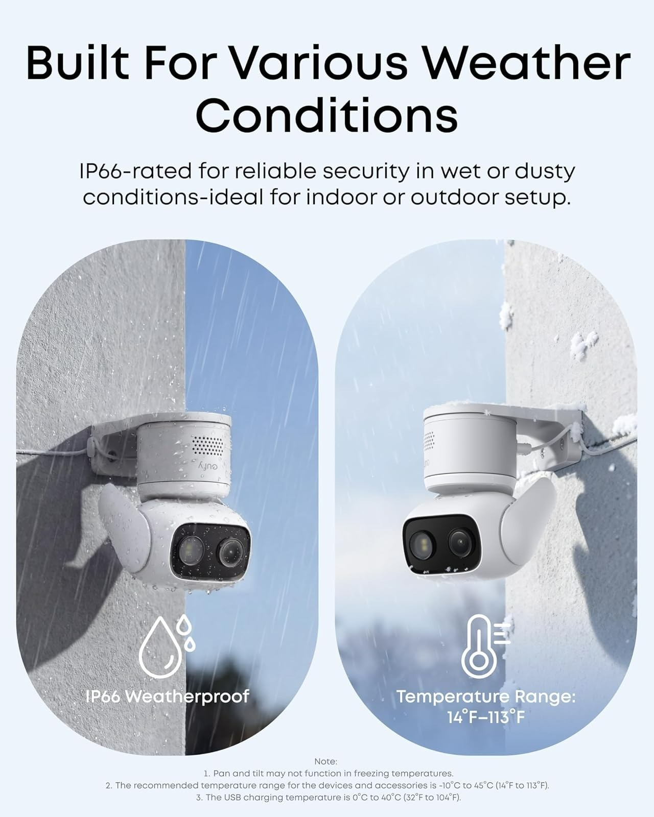 eufy Security Indoor/Outdoor Camera C31 | 360° Pan & Tilt | 1080p Night Vision