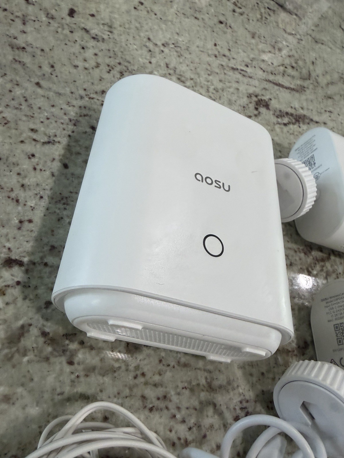 AOSU WirelessCam Pro 2K QHD Security Camera System 4 Cameras & HomeBase H1L