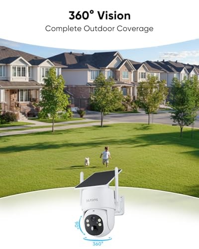 2.5K Pan/Tilt Security Cameras Wireless Outdoor, 100% Wire 2Pack Dual-Band