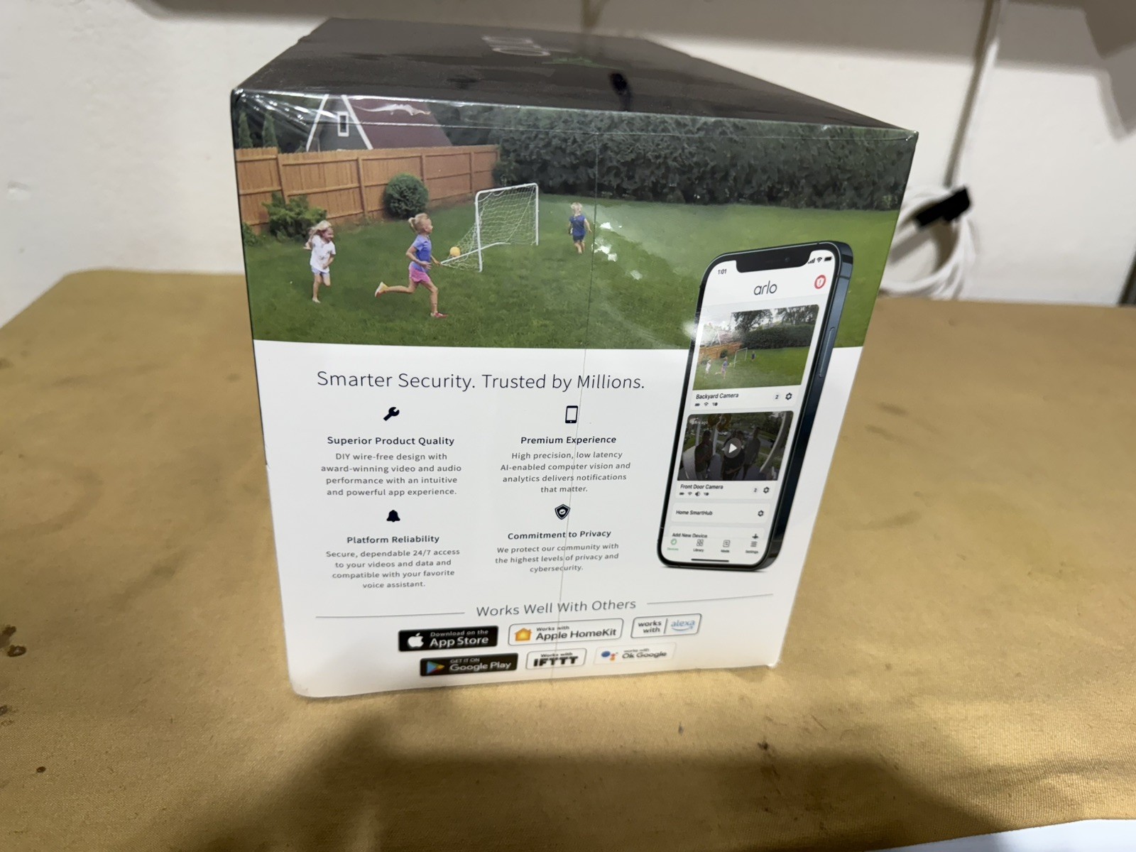 BRAND NEW SEALED ARLO ULTRA 2, 4K Video Wire Free Security System 4 pack