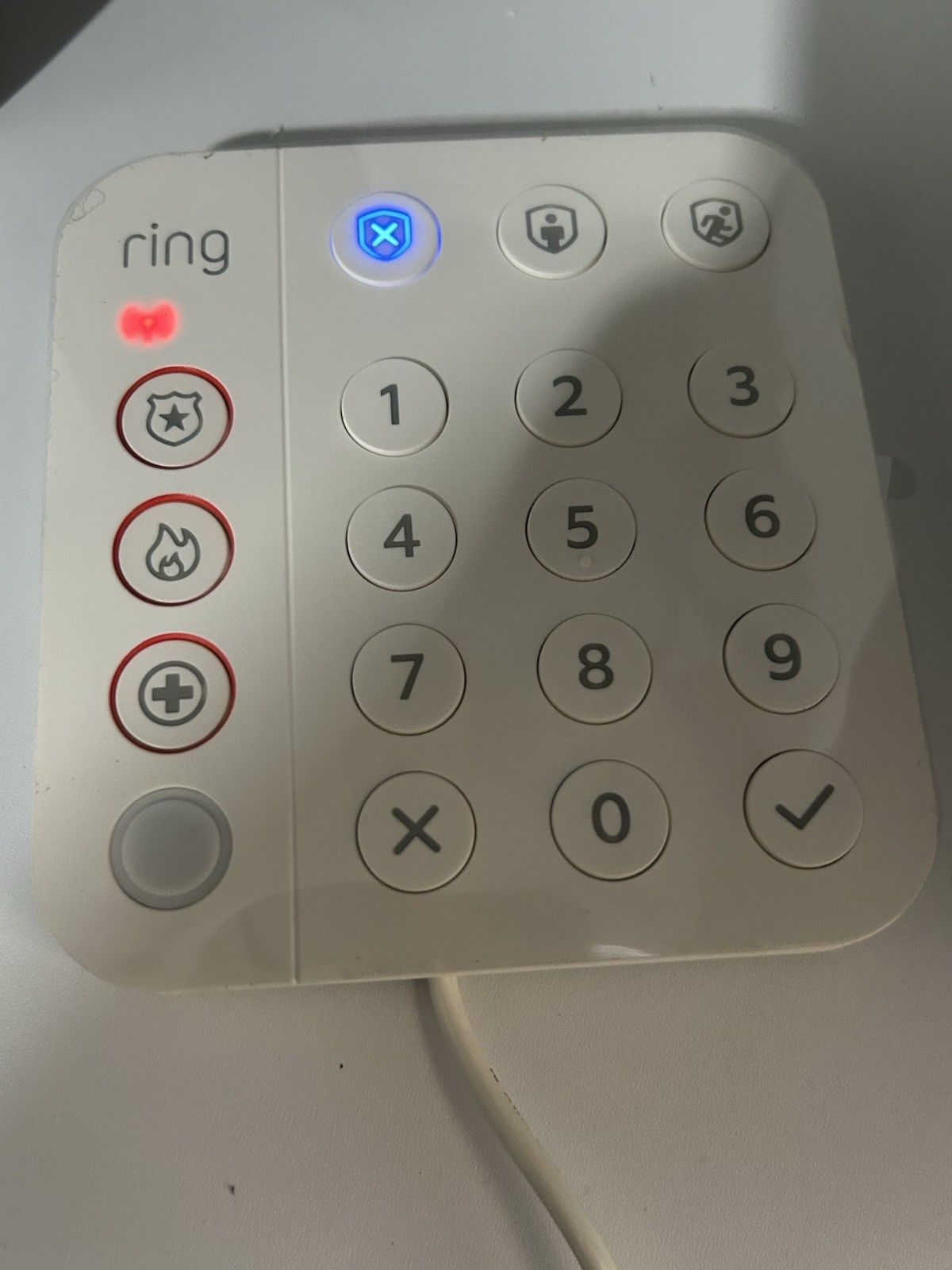 Ring Alarm Base Station US Z Wave 4HB1U9-0EN0 Keypad 5AT2S7