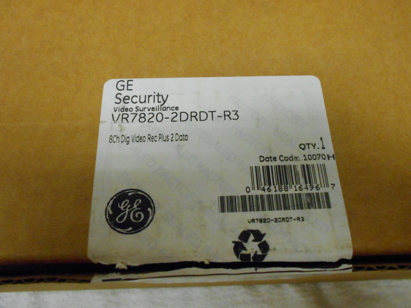 GE VR7820-2DRDT-R3 8 Chanel Digital Video Receiver Module New Surplus