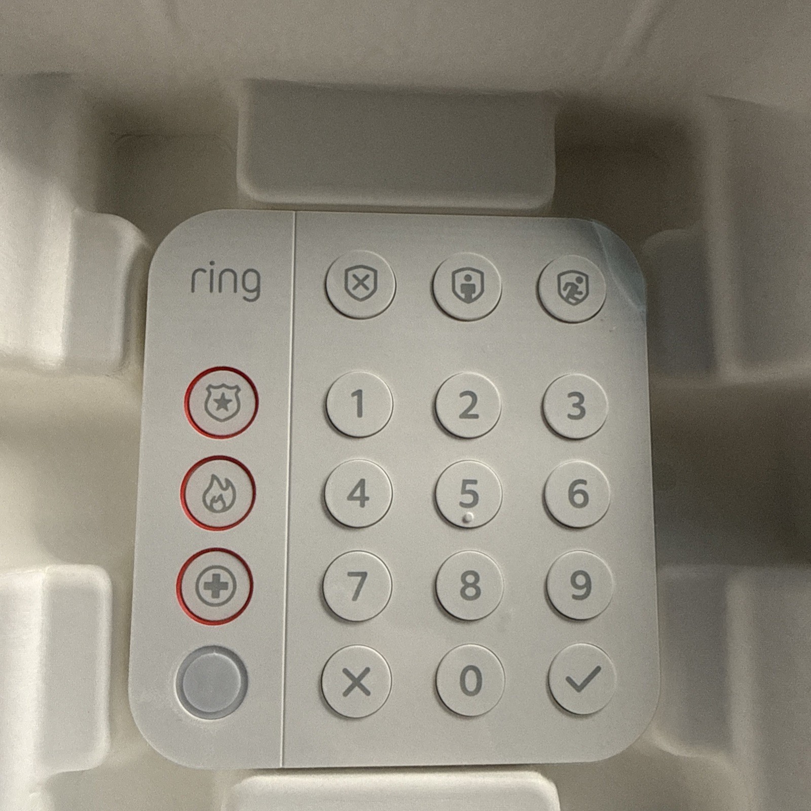 Ring Alarm 8-Piece Security Kit, 2nd Gen Home Security System Open Box Alexa