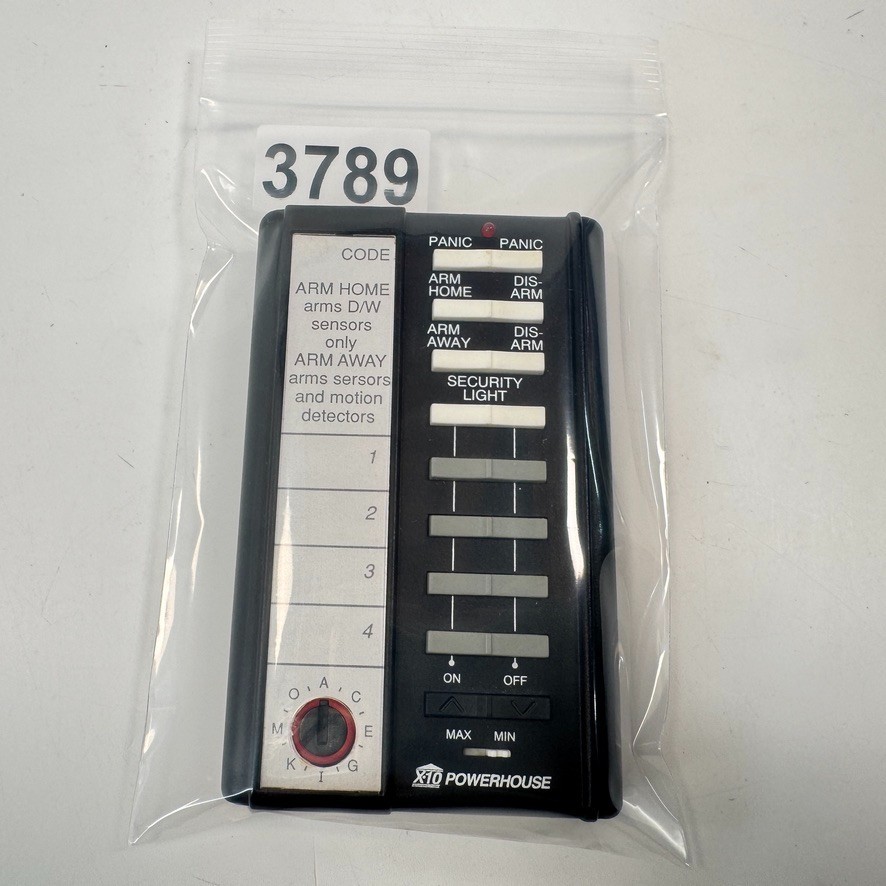 X-10 Powerhouse Remote Security System Alarm SH624 Universal Remote Control