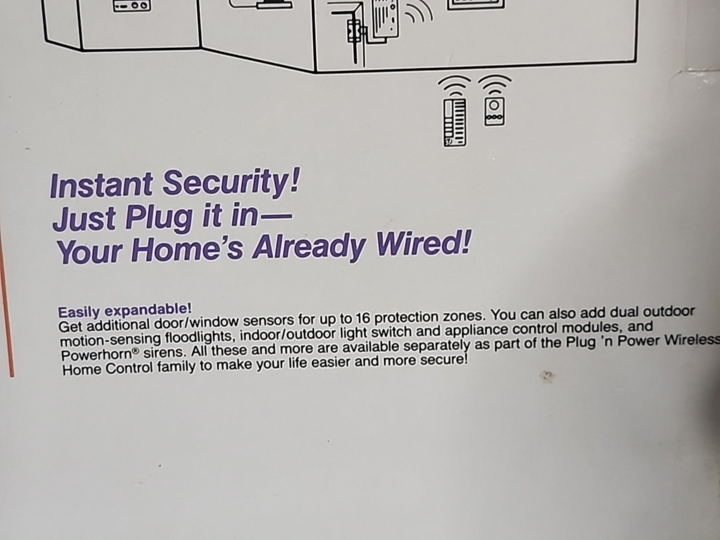 Vintage Radio Shack Wireless Home Security System w/ Phone Dialer 61-2610 (BT3)