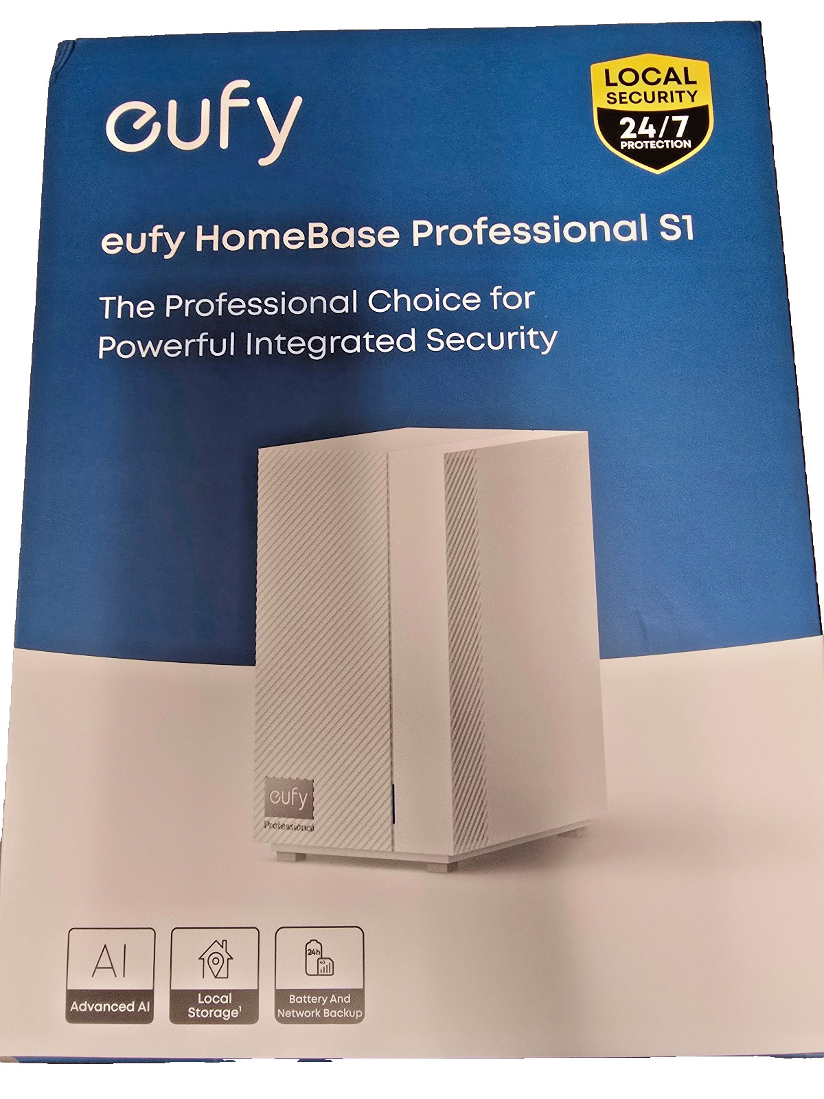 eufy HomeBase Pro S1 – 4G connectivity, UPS, with new 2TB Seagate Skyhawk HD