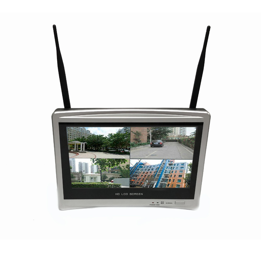 ZEUS CCTV Floodlight Camera All-In-One Security Kit with 4CH NVR System + 2 Cams