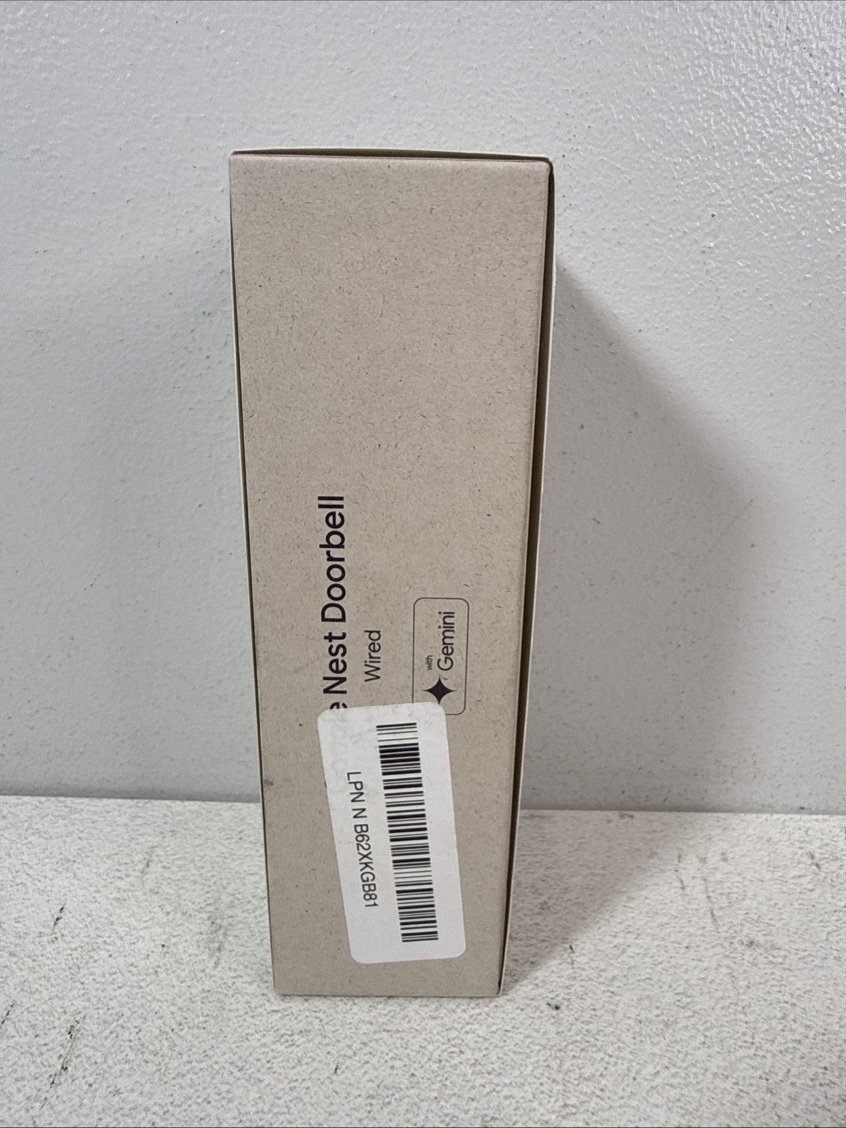Google Nest Doorbell 2K Camera (Wired – 3rd Gen) Linen – New in Box