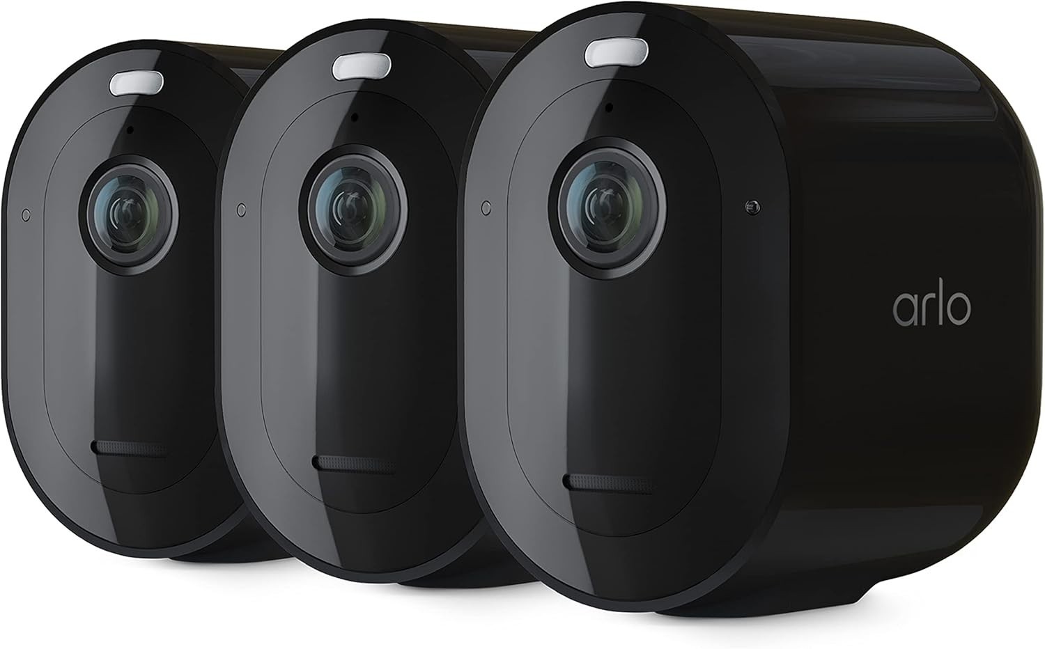 Arlo Pro 5S 2K Wireless 3 Camera Security Kit w/Dual Band WiFi 2 way Audio Black