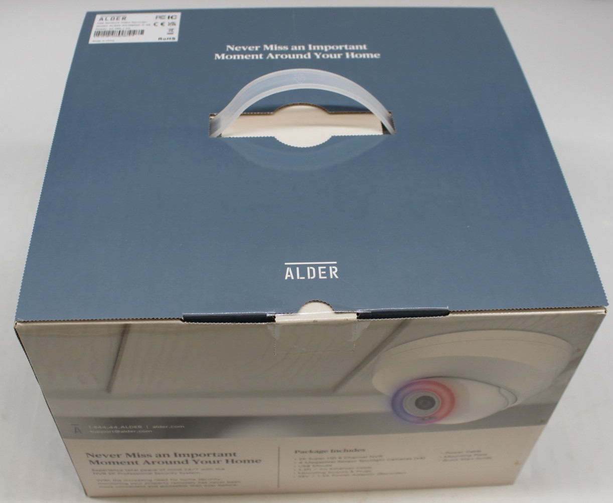 Alder NVR 4 Camera Security System 2K Super HD AI Human Detection Night Vision