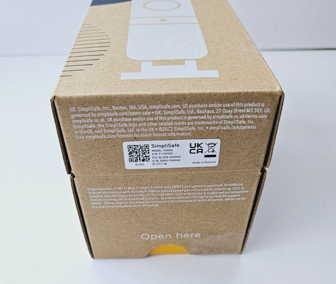 SimpliSafe Wireless Indoor Security Camera Latest Gen