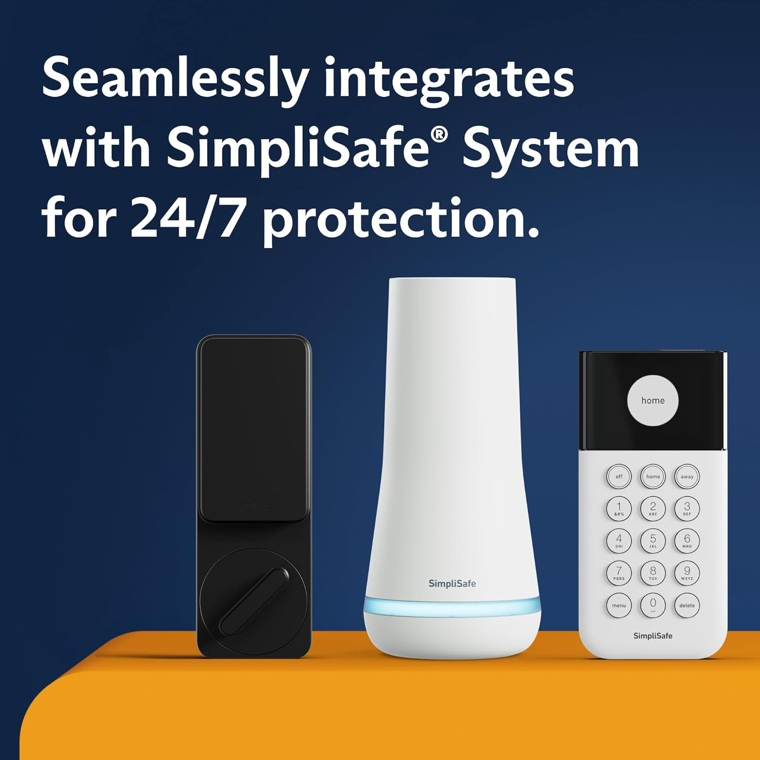 Smart Lock Series 2 (Black) for Gen 3 Home Security System – Enhanced Protection