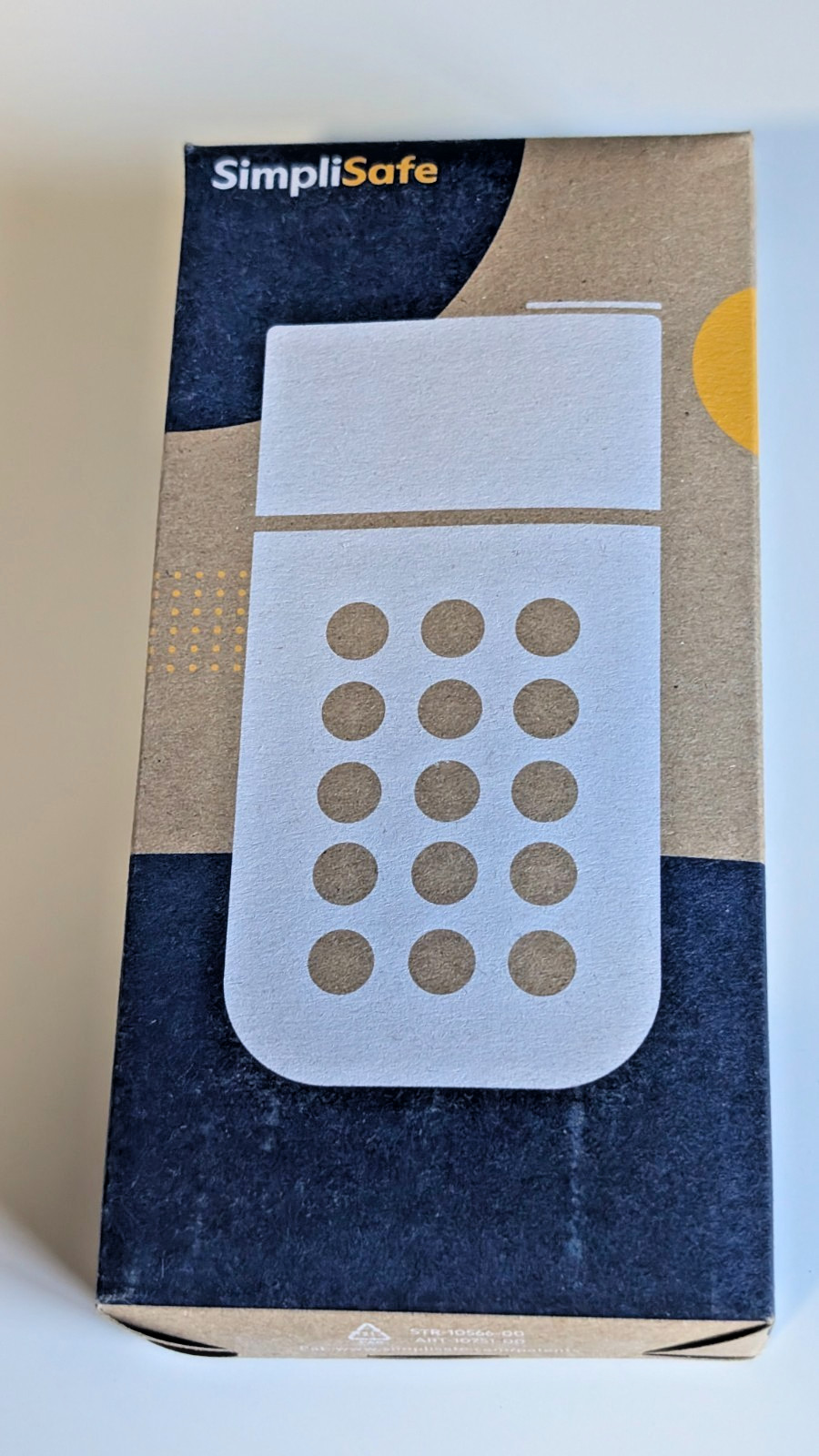 SimpliSafe Home Security System Touch Keypad Remote White Model SSKP3