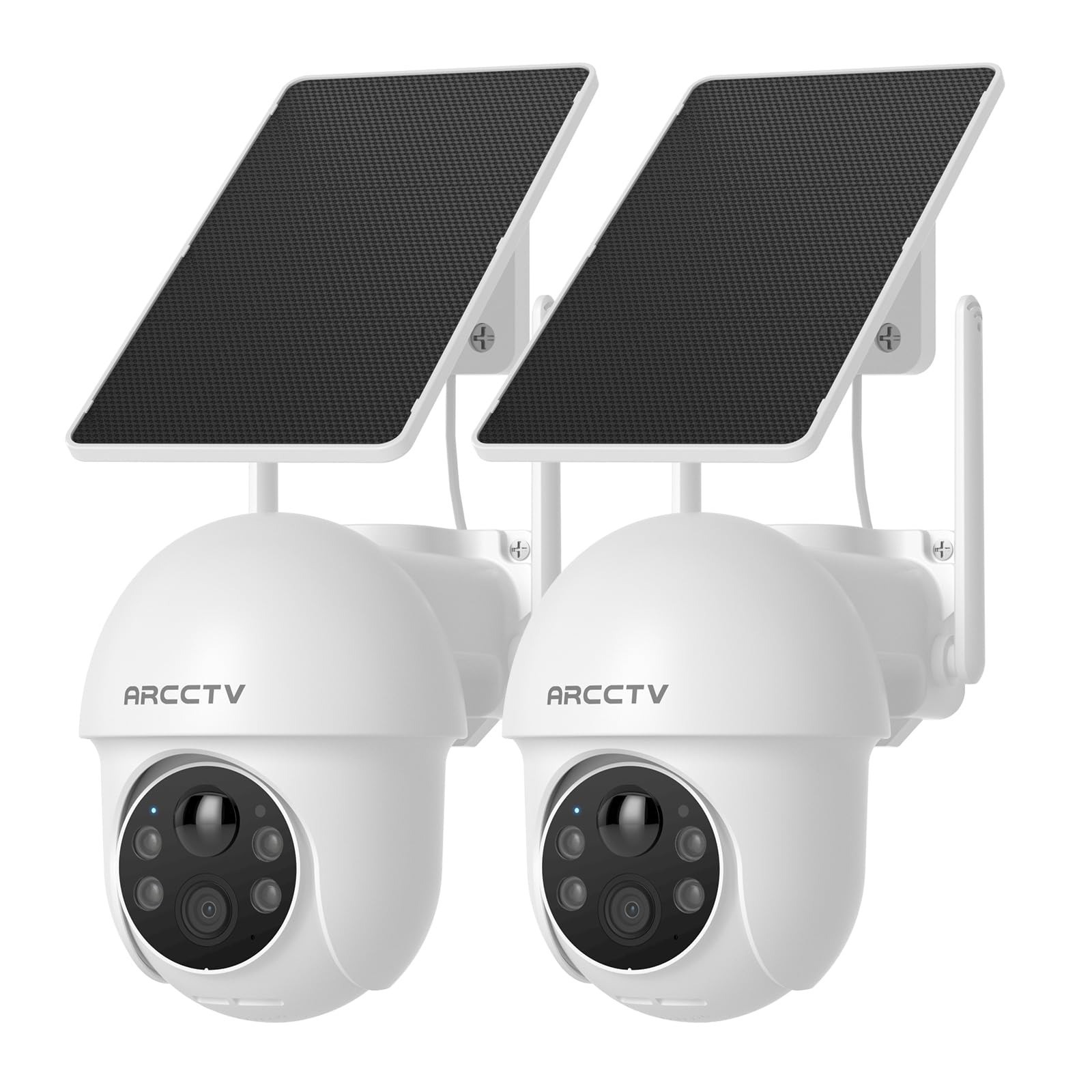 ARCCTV Solar Security Camera 4MP 2.5K HD Wireless Outdoor Night Vision