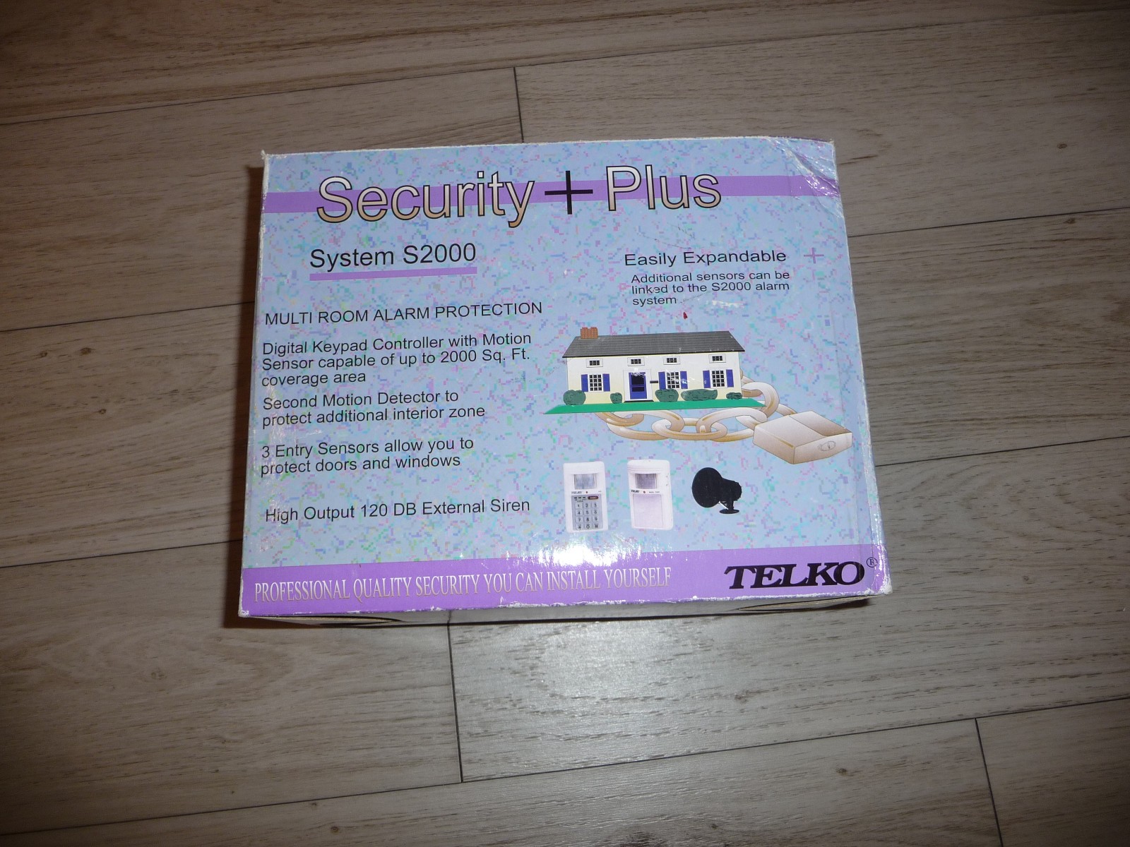 Vintage Telko Home Security + Plus System S2000 Multi Room Alarm Protection NEW