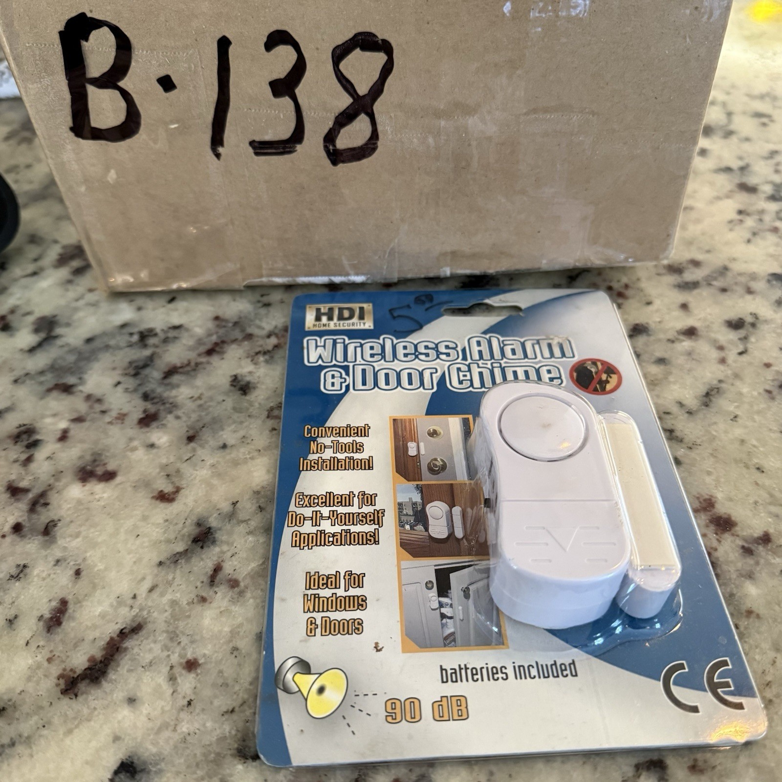 HDI Home Security Wireless Alarm and Door Chime Battery