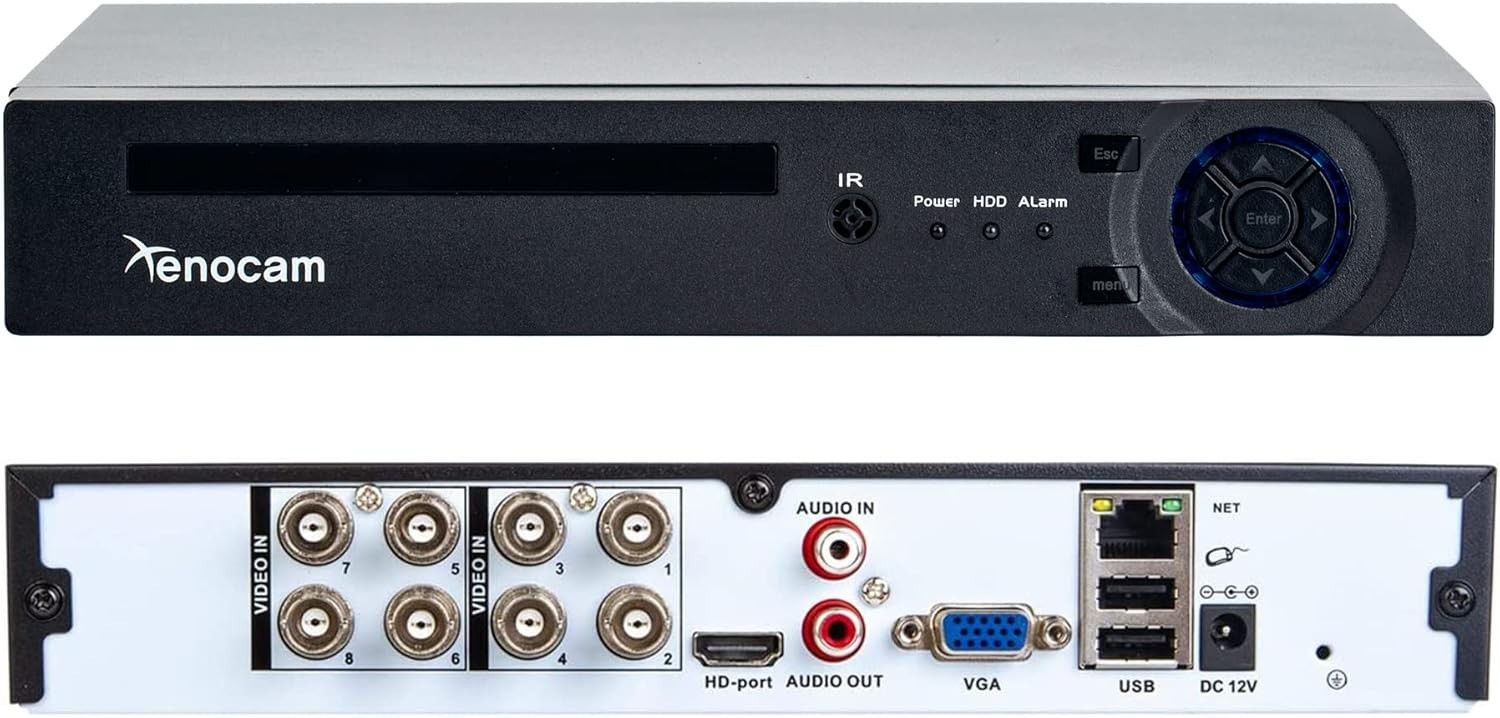 1080N Hybrid DVR CCTV Recorder with Motion Detection & Remote Mobile Monitoring