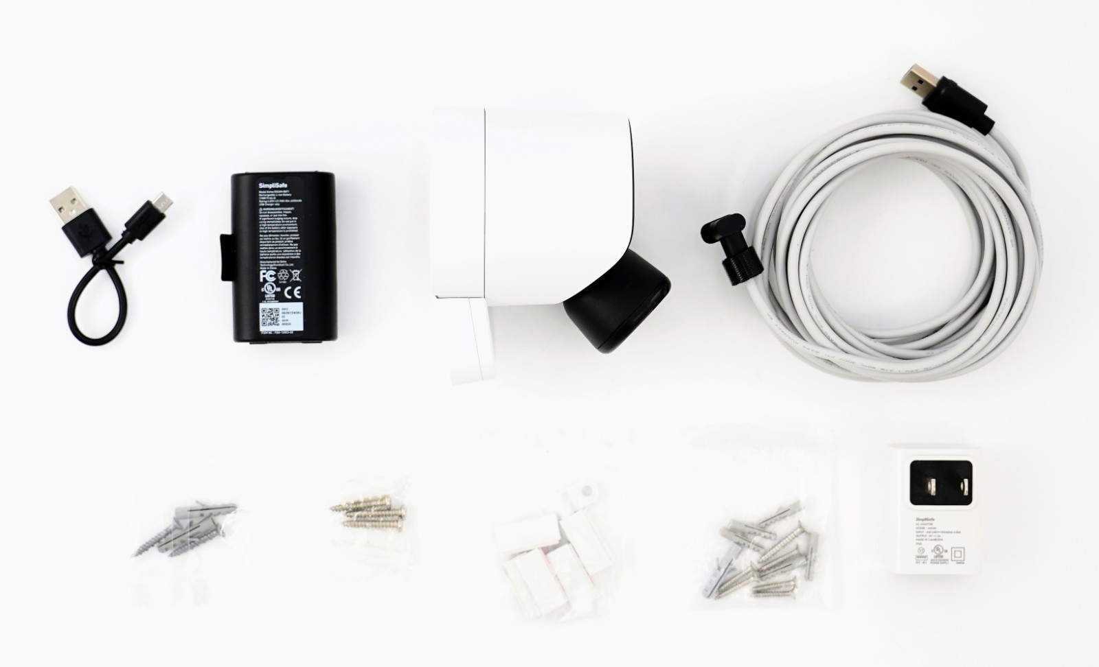 SimpliSafe Outdoor Wireless Security Camera Series 2 with 16 ft Power Cable