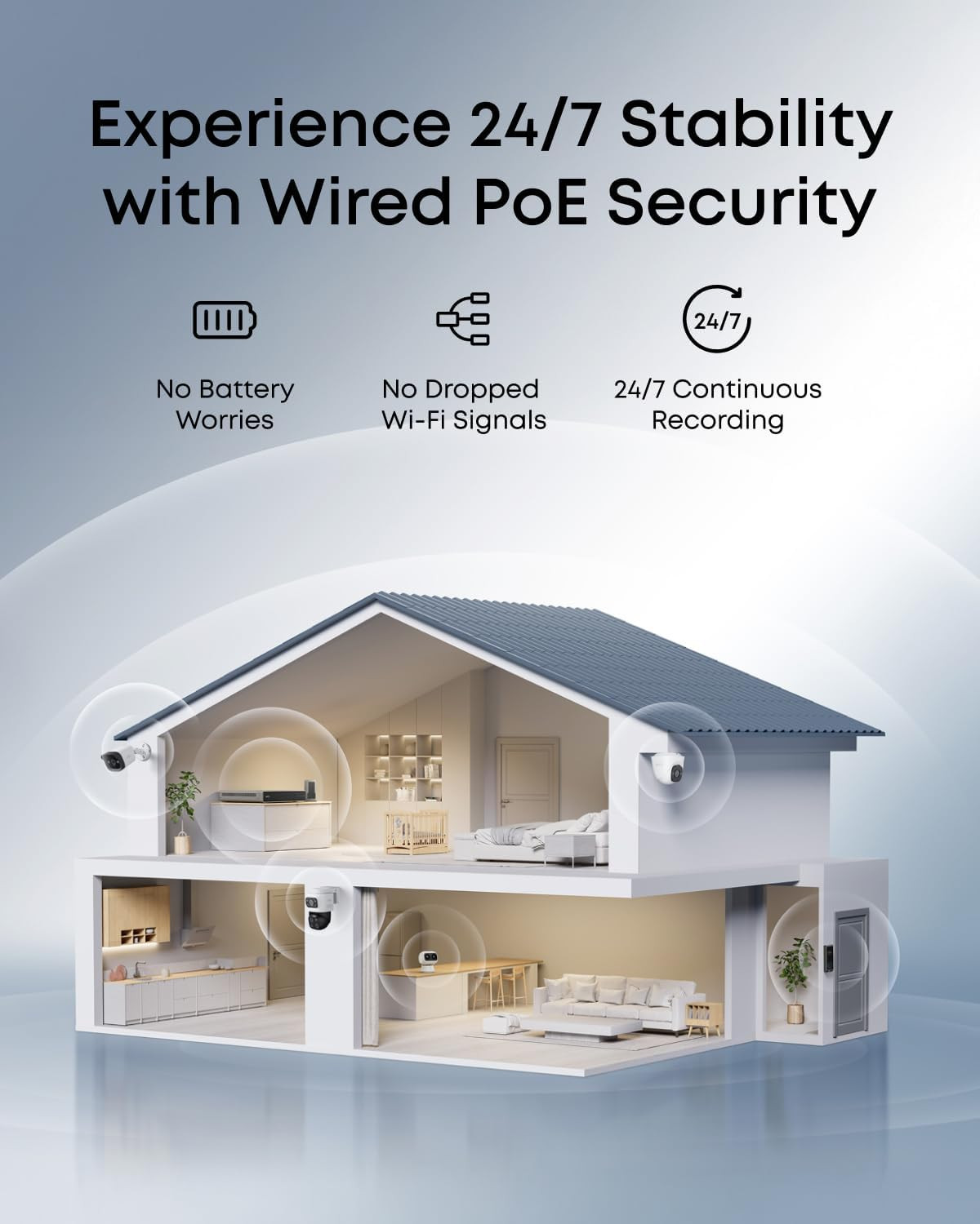 Eufy Security 4K NVR Security Camera System S4 Max, POE Wired, 24/7 Recording, T