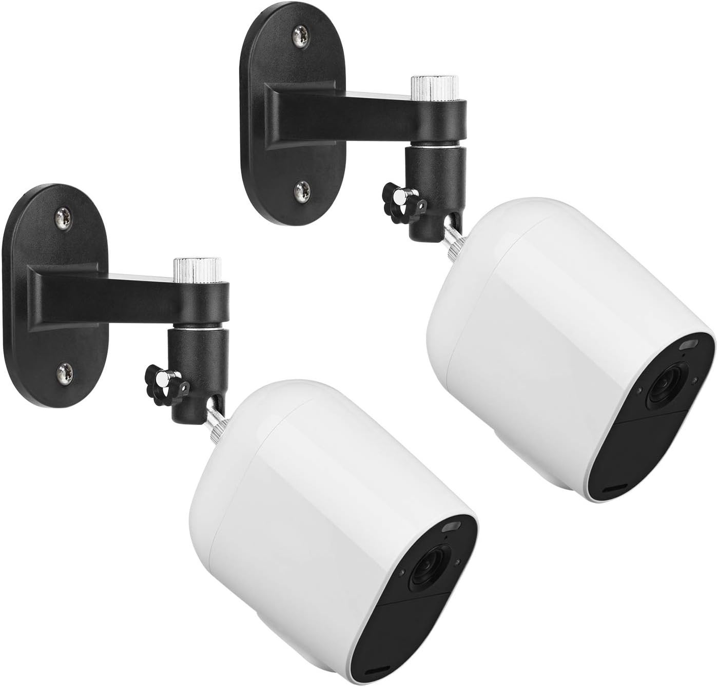 360-Degree Swivel Camera Mount – 2-Pack Adjustable Brackets for Arlo Essential