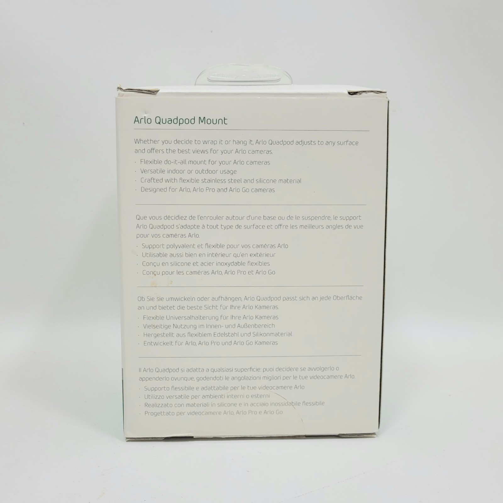 Netgear Arlo VMC3030 Add-On Camera with QuadPod New Batteries