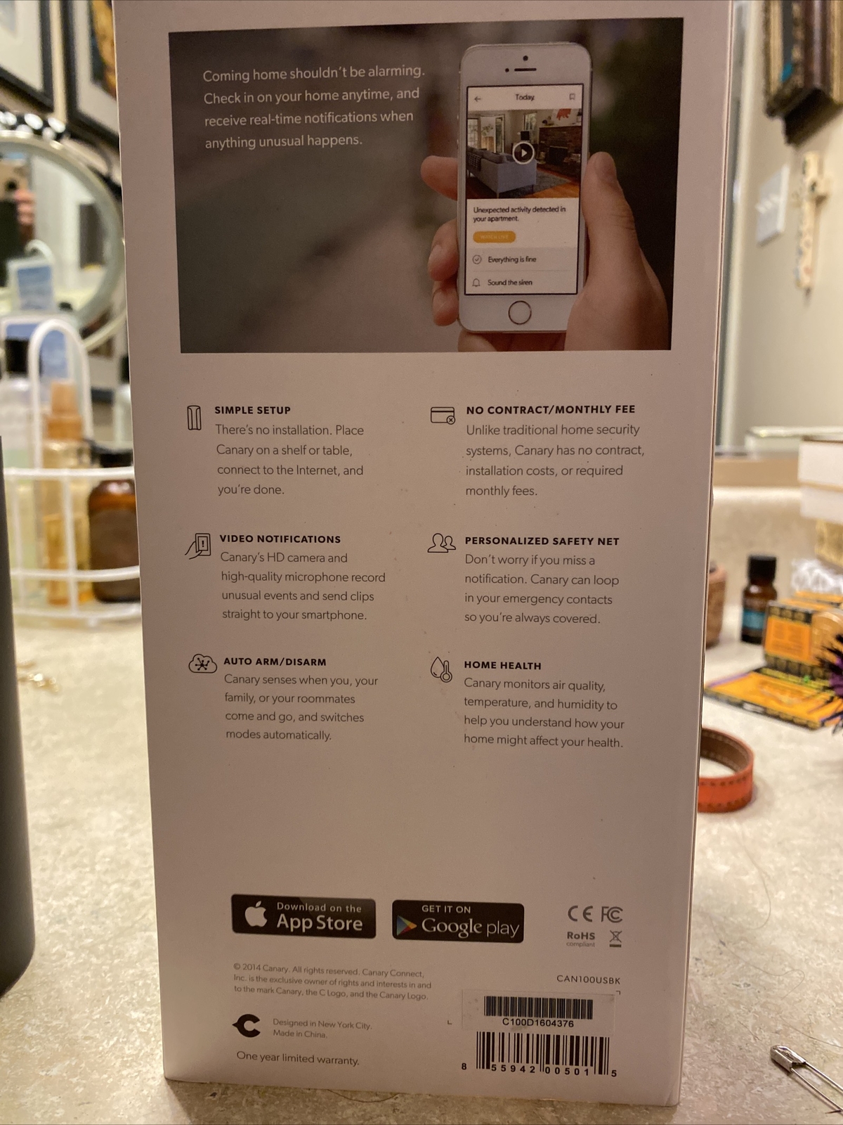 canary security camera