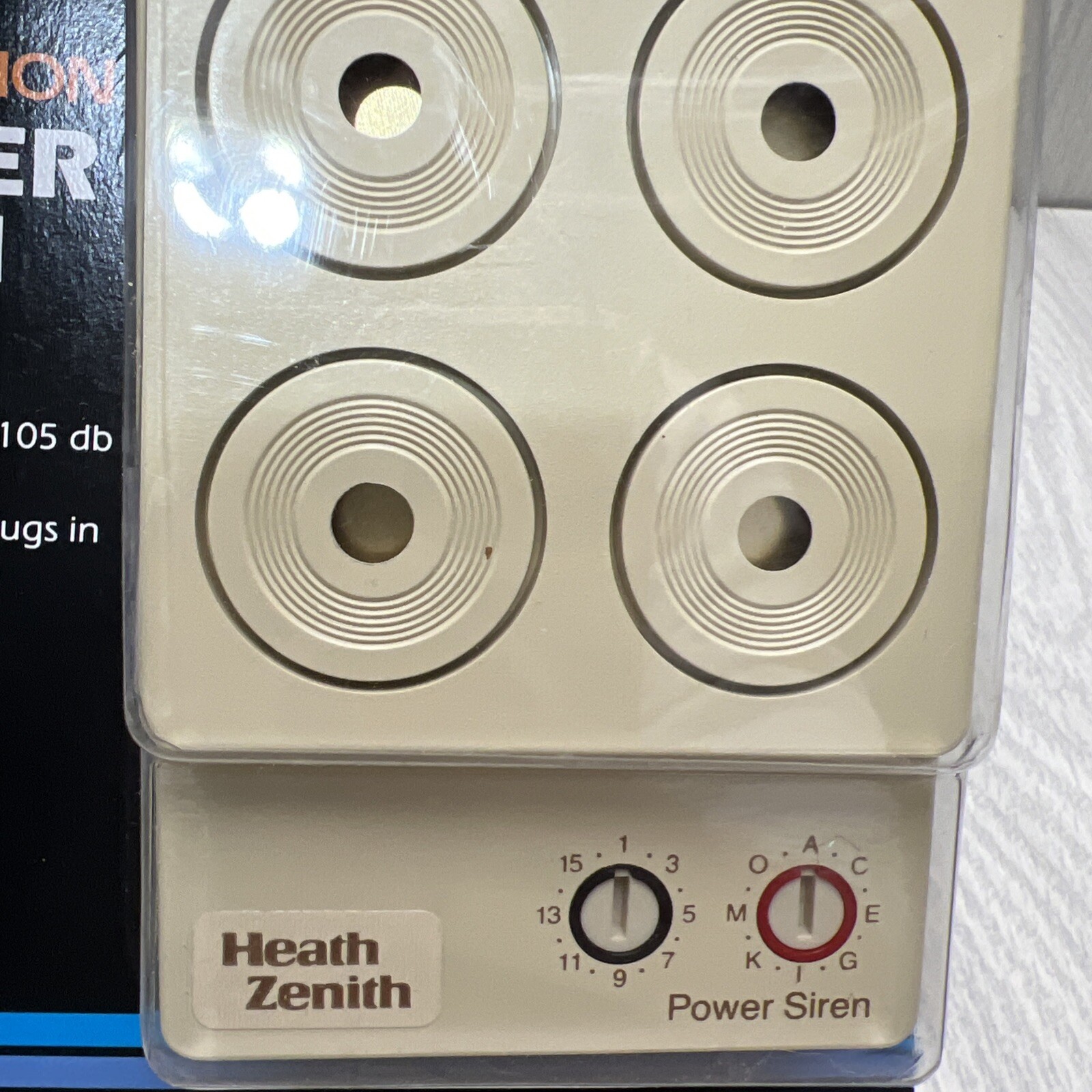VTG Heath Zenith SSA6100-4 Power Siren Home Alarm System Wireless New Sealed